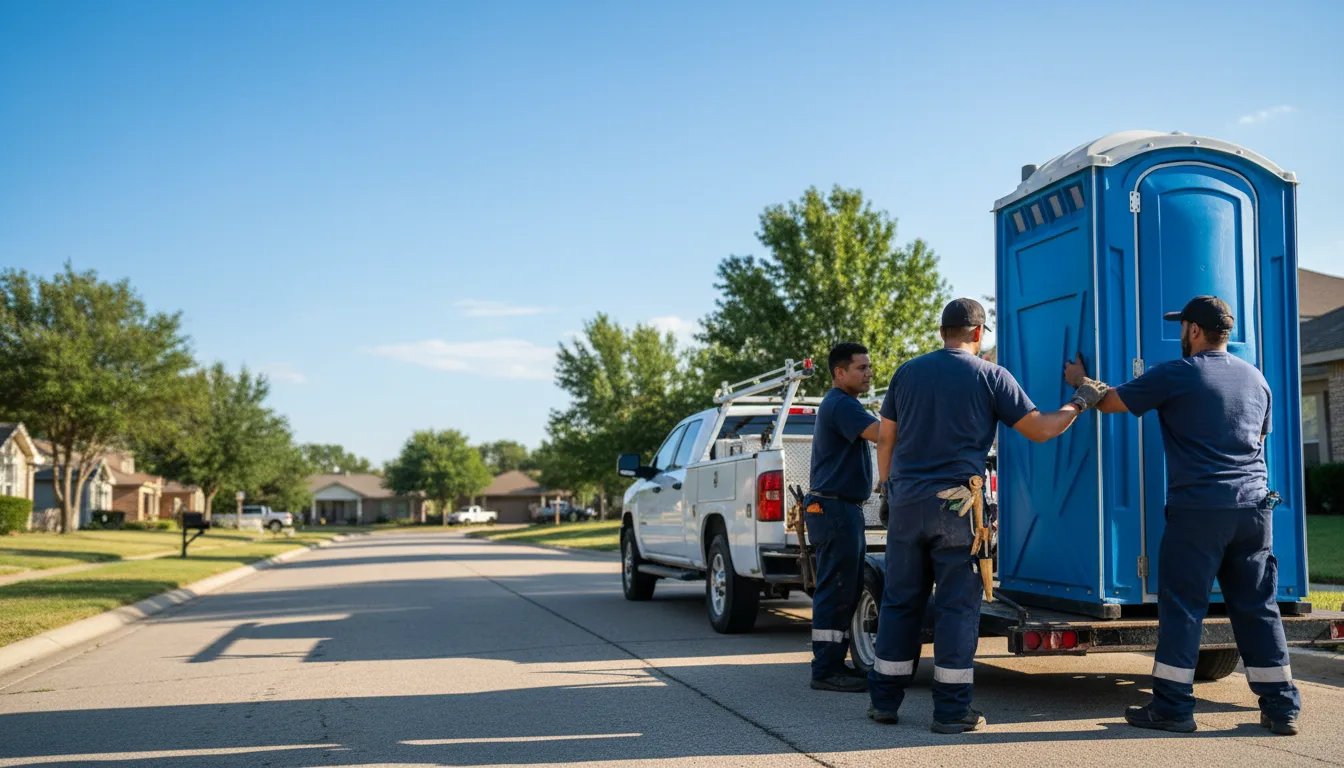 Portable Toilet Rental in Wall, TX near me